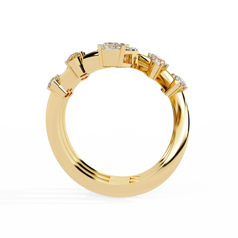 Linglong Pear Marquise Round RINGS - Image 8