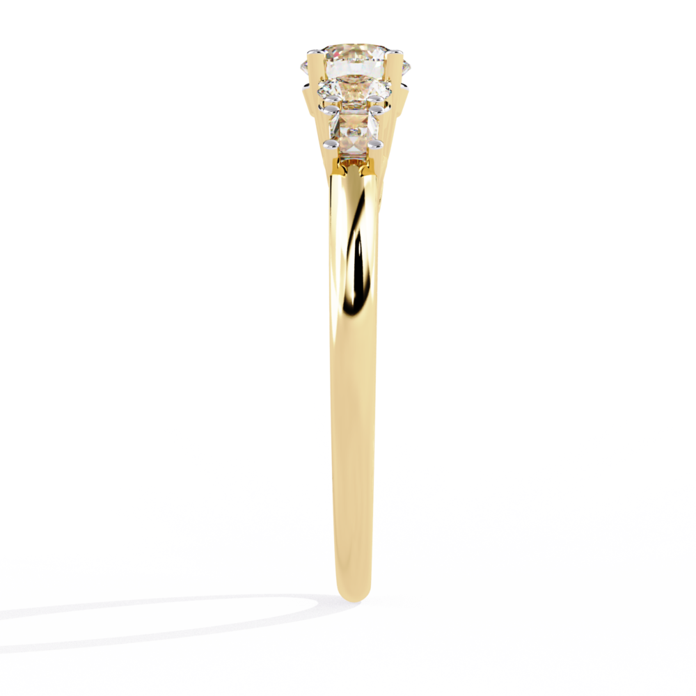 Valentina Round Custom Baguette RINGS - Image 5
