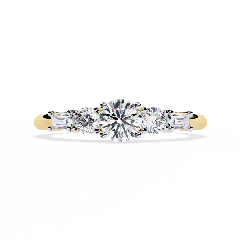 Valentina Round Custom Baguette RINGS - Image 7