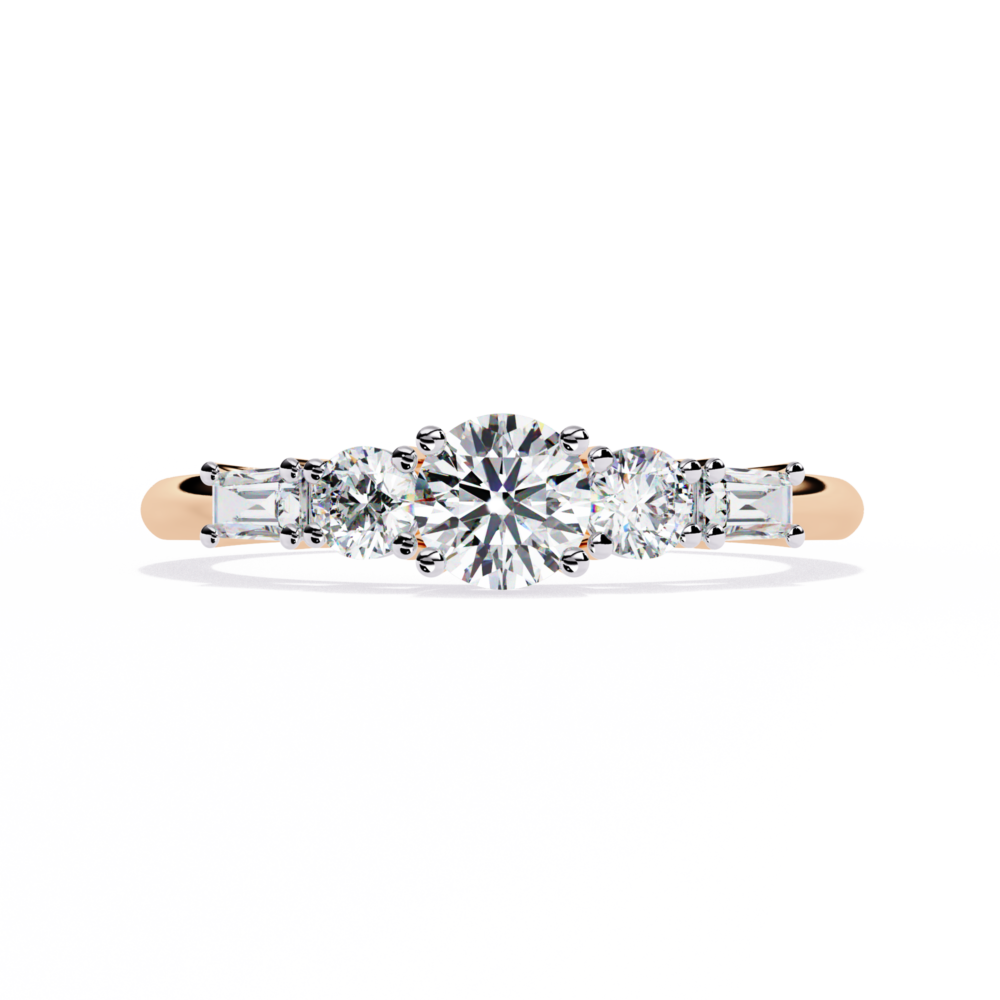 Valentina Round Custom Baguette RINGS - Image 8