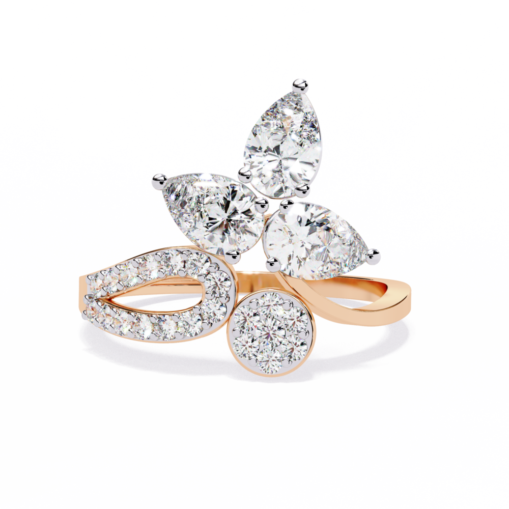 Brooklyn Charm Round Pear Round RINGS - Image 3