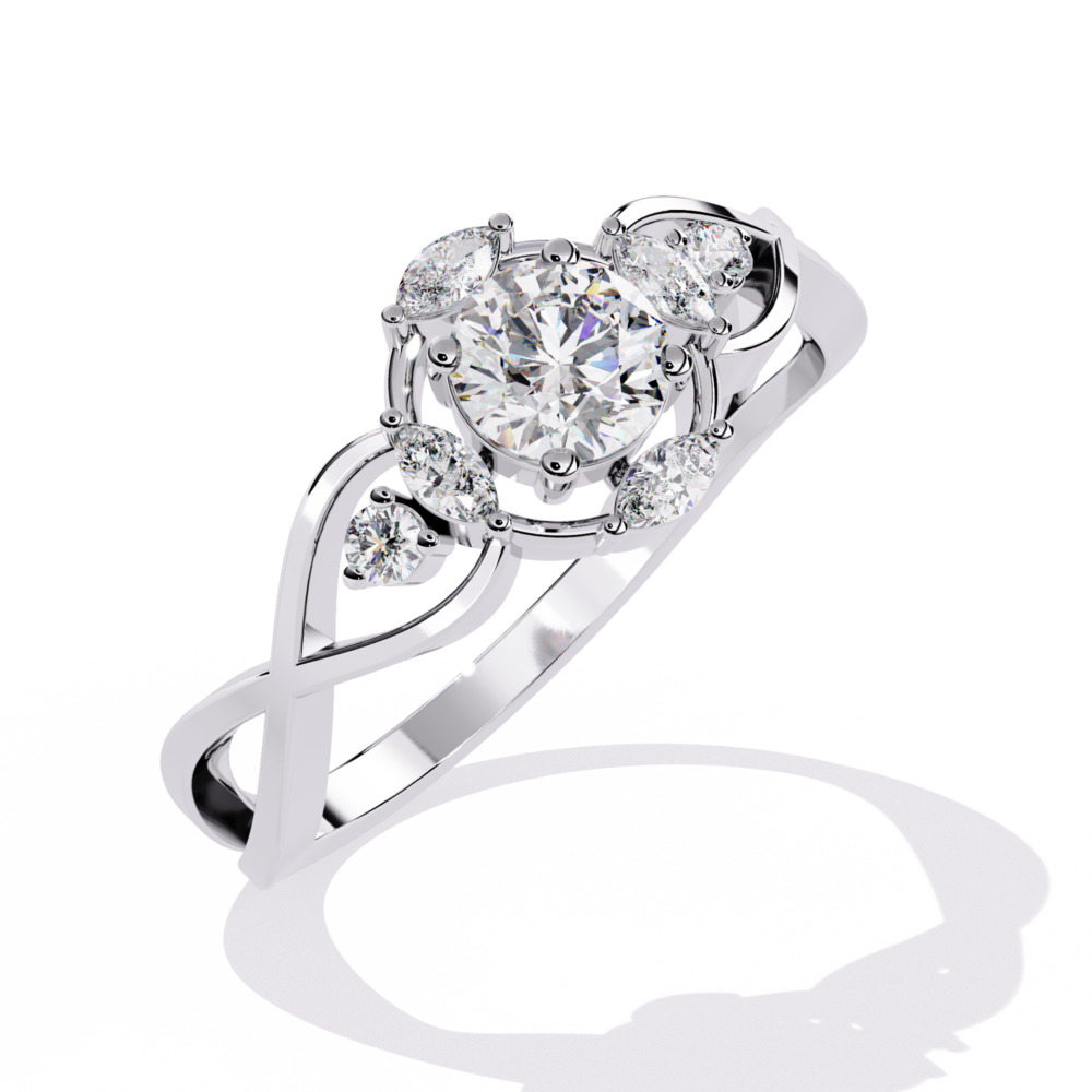Gin no Hoshi Round Marquise Round RINGS